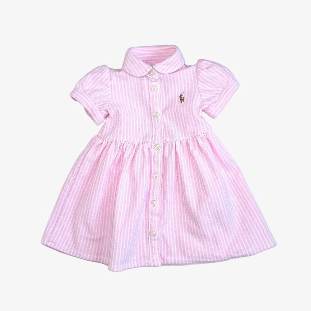 Ralph Lauren – Dress with Puff Sleeves (Size 6 months)